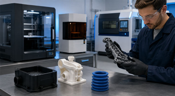 Industrial 3D Printing Technologies and Materials