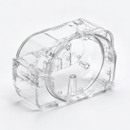 Transparent Vacuum-Cast Instrument Housing Transparent Vacuum-Cast Instrument Housing